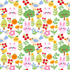 Obraz premium Cute seamless pattern 