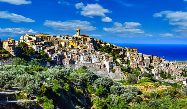The village of Badolato, Calabria, Italy