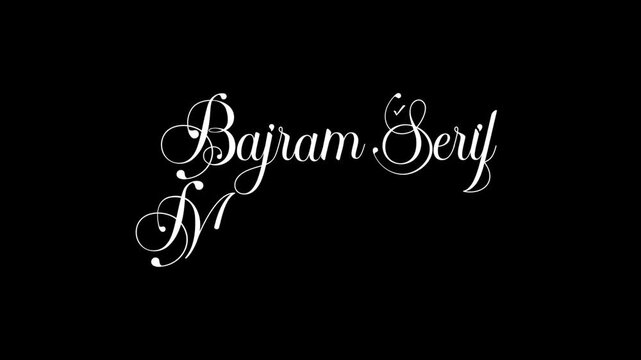 Bajram &Scaron;erif Mubarek Olsun