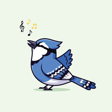 Blue Jay Singing Melody
