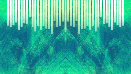 Modern Sound Wave Frequency Visualization