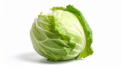 Fototapeta premium Weißkohl isoliert