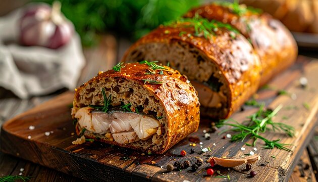 Finnischer Kalakukko im Roggenbrot