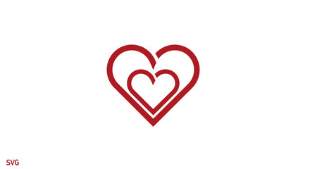 Two Interconnected Hearts.