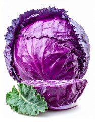 Fototapeta premium Rotkohl freigestellt