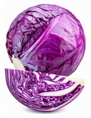 Fototapeta premium Rotkohl freigestellt