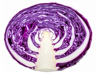 Fototapeta premium Rotkohl freigestellt