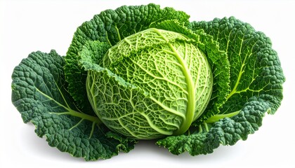 Wirsingkohl isoliert