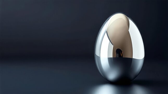 Mirror Steel Easter Egg Background
