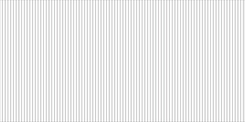 Fototapeta premium Narrow black-white vertical lines. Symmetric geometric ornament. Striped seamless pattern, abstract wallpaper. Digital paper for textile print, page fill. Vector