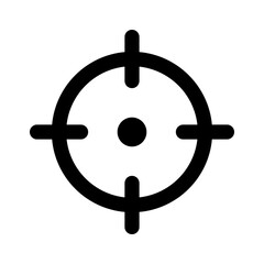 Target Crosshair Icon Vector