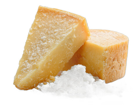 grana padano isolated on a white background ar 43