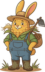 Corn Rabbit Farmer