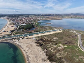Fototapeta premium Serene Natural Landscape from an Aerial Perspective