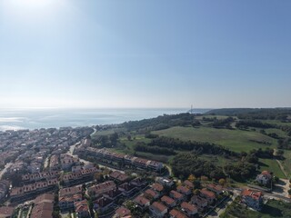 Fototapeta premium Serene Natural Landscape from an Aerial Perspective