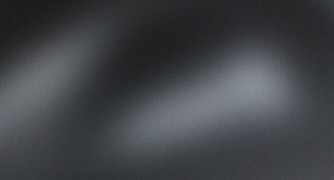 Minimalist abstract dark charcoal gray background texture featuring subtle dual light beams creating smooth atmospheric illumination and dense photographic grain