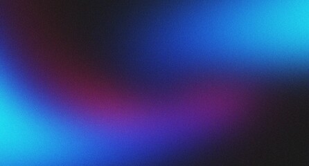 Fototapeta premium Vibrant cool background featuring soft gradient blend of neon blue magenta and deep indigo colors with texture