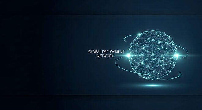 A 3d illustration of a human brain x-ray integrated with a digital globe and glowing network lines representing global communication, data technology, and a blue planet in space