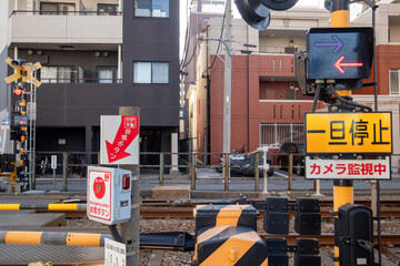 鉄道の踏切