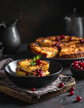 Schwedischer Blodpudding mit Preiselbeeren