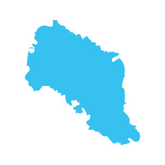 Fototapeta premium Greenland map illustration...