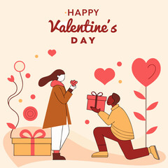 Happy Valentine's Day Social Media New Design