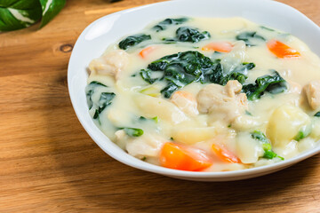 ほうれん草のシチュー