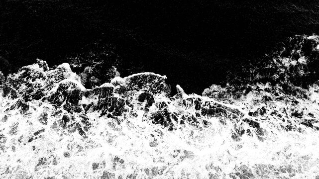 black and white abstract background, white splatter