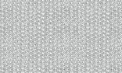 White flowers on gray background pattern