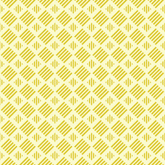 Yellow geometric pattern with diagonal lines and shapes