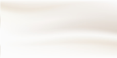 Calm fashion pearl beige gradient. Neutral abstract pastel background. Light brown blending colors with folded waves. Vector soft beige backdrop. Ombre cream blank. Subtle pearl light gradation. © Salam