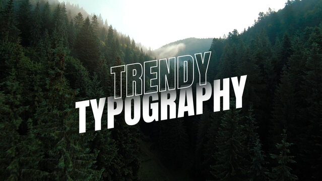 Trendy Typography