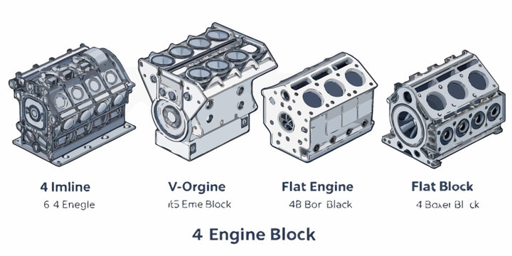 Engine Blocks Comparison: 4 Imlines, V-Orgines, Flat Engines and Flat Blocks