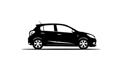 Obraz premium Black Car Illustration