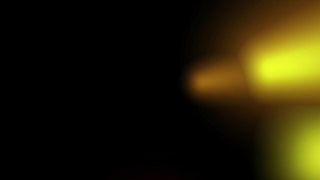 Abstract Cinematic Light Moving In Dark Space With Soft Glow And Motion Blur. overly effects, motion graphics. 