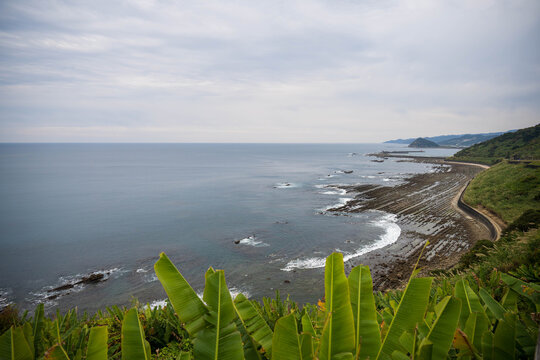 展望台から見る海岸線