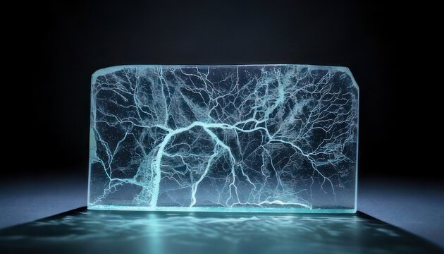 Captivating Lichtenberg Figure - A Stunning Display of Electrical Discharge Art.