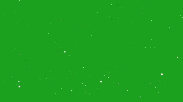 Falling snow seamless loop, snowflakes falling across a green sky, snowing overlay chroma key, real snow fall, flakes to down, snowfall overlay green screen, snow winter holiday background