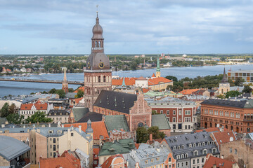 Obraz premium The Old Town of Riga, the capital of Latvia