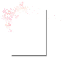 Fototapeta premium 벚꽃 폴라로이드