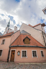 Fototapeta premium Tower of St Peter’s Church, Riga, Latvia