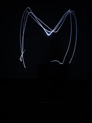 3d render of alphabet letter M