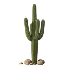 Cactus isolated on transparent background