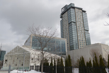 Naklejka premium Hotel X, 111 Princes' Blvd, Exhibition Place, Toronto
