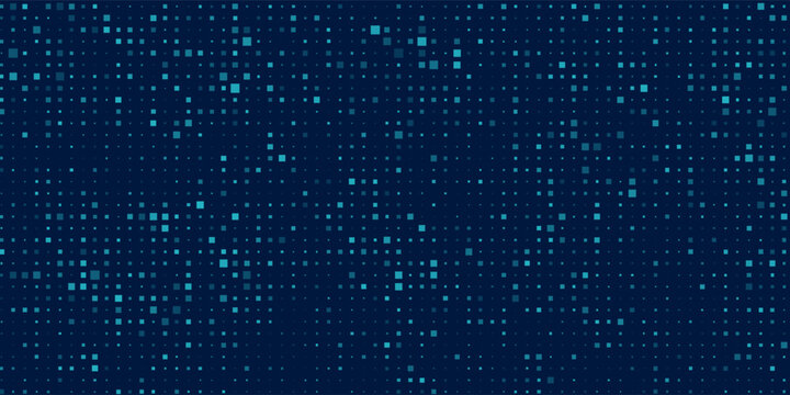 Abstract Pixel Digital technology backgrop. Halftone Pixel Effect Background