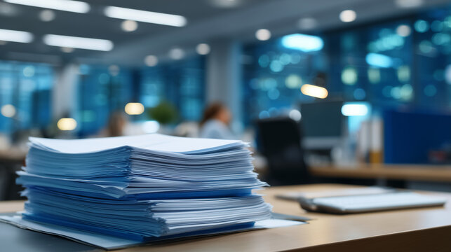 Stacked compliance manuals and regulatory documents, open pages showing structured text and bullet lists, professional desk scene, clean corporate lighting emphasizing accuracy and