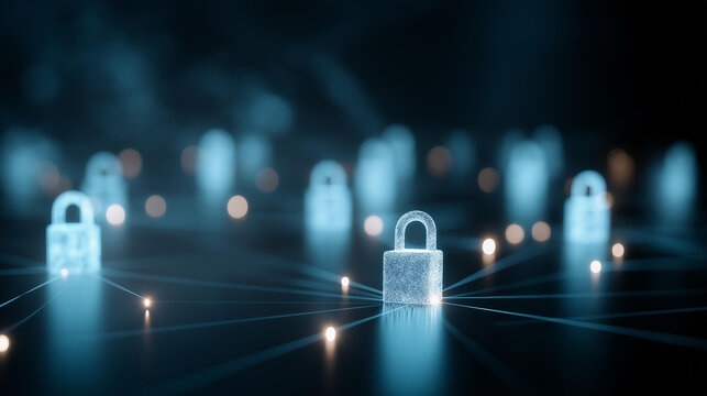 Digital security operations concept, cybersecurity infrastructure, network protection systems, data safety technology, online privacy management, encrypted communications, with cop