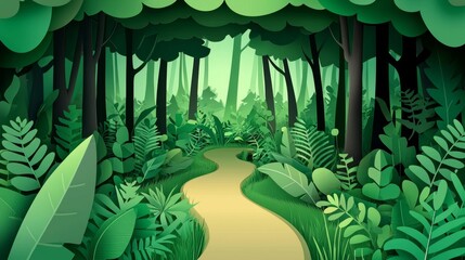 Experience the beauty of nature conservation through papercut design.