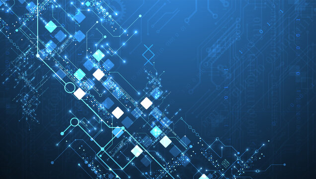 Abstract background on technological and scientific topics. Vector format.