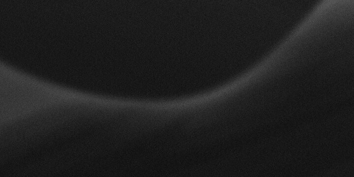 Dark monochrome abstract background with a subtle, soft light curve and a grainy film texture, creating a minimalist, moody, and cinematic effect for a sophisticated and modern design.
